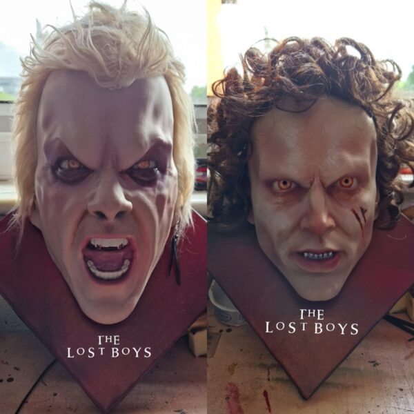 THE LOST BOYS REHAULED MASKS WITH WALL PLAQUES